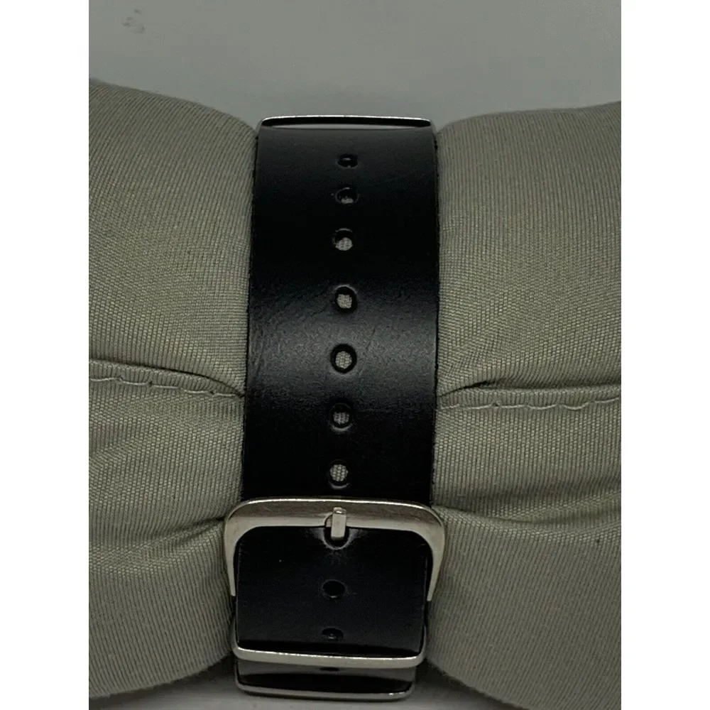 Relic ZR15820 All Black Stainless Steel Watch W/ Custom Nato Band FR54